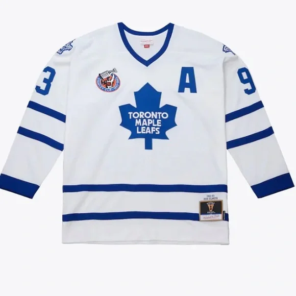 Doug Gilmour Toronto Maple Leafs Mitchell & Ness Vintage Hockey Jersey - Picture 4 of 9